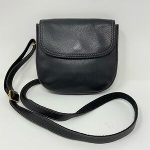 Fossil Fannie Mini Bag/ Crossbody Small Black Leather